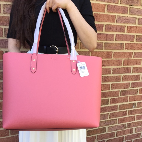 NWT Coach Town Tote Bag with Coach Print - Picture 5 of 8